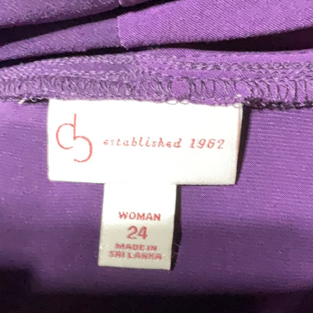 Size 24 Purple Evening Dress - Picture 7 of 7